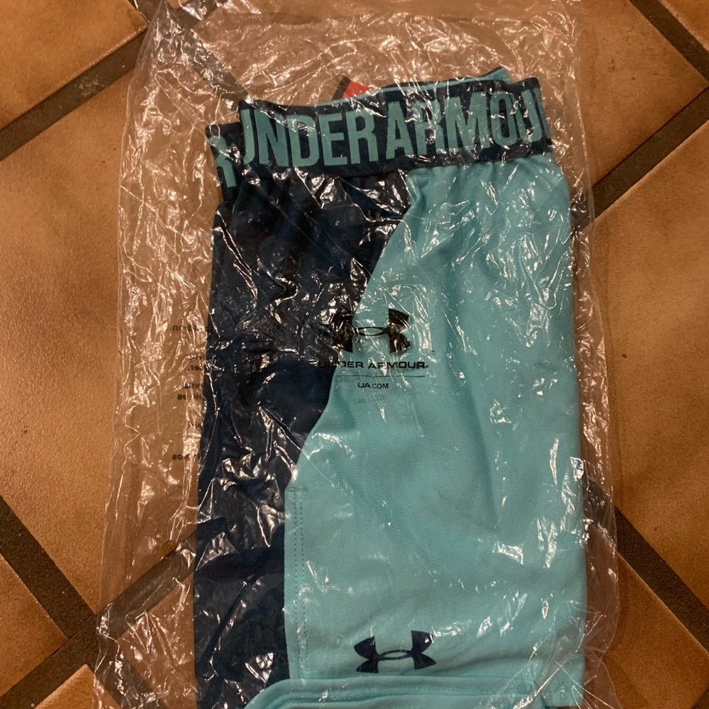 Women’s Under Armor Shorts navy and blue